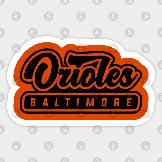 Baltimore Orioles 02 Sticker by Karambol